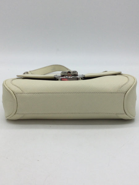 LUXURY Salvatore Ferragamo Size Small White Purses/Wallets