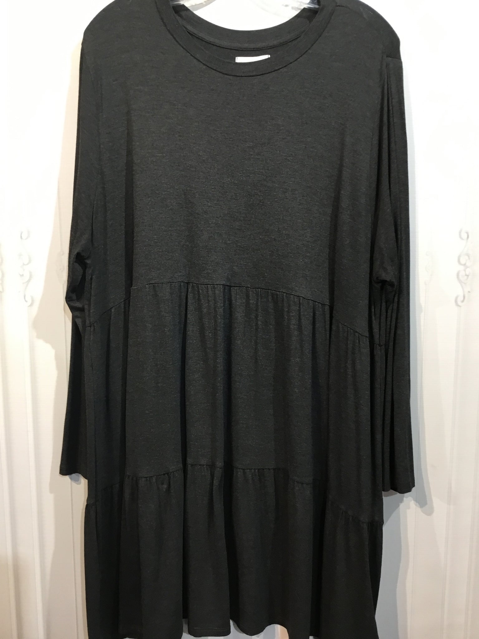 Mud Pie Size L Grey DRESS/1 PIECE