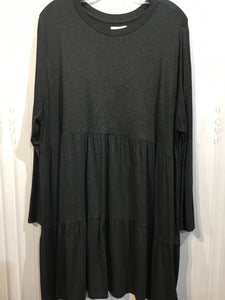 Mud Pie Size L Grey DRESS/1 PIECE