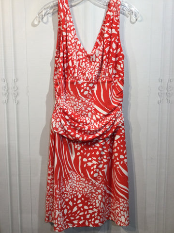 Ann Taylor Size M/10 Orange DRESS/1 PIECE