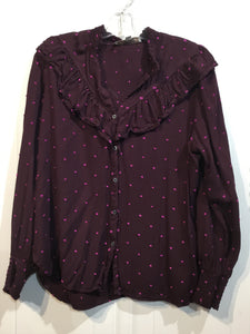 LOFT Size Medium Purple Tops