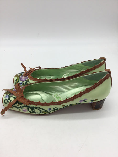 Guillaume Hinfray Size 7 Green Shoes