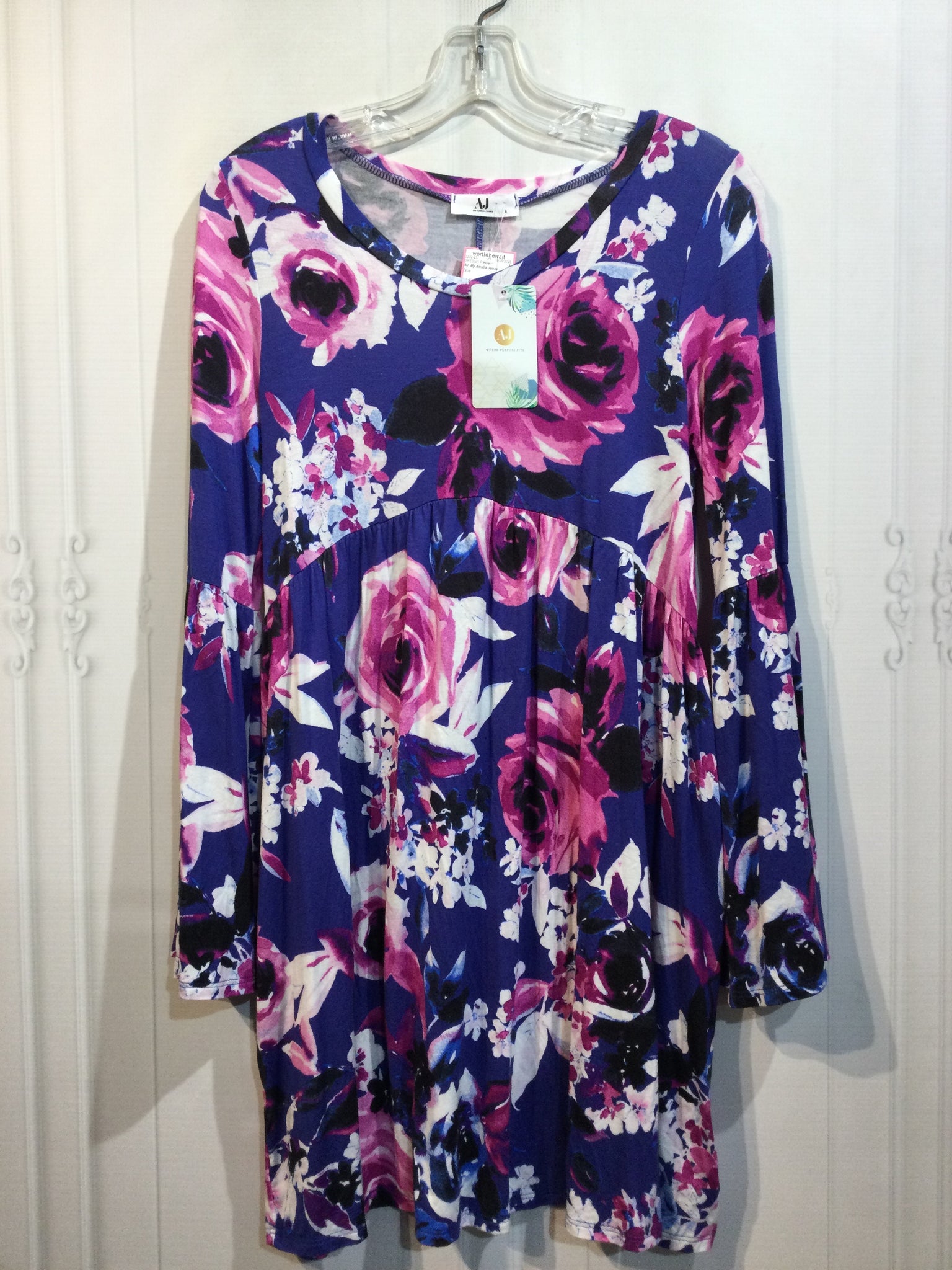 AJ  My Amelia James Size S Blue DRESS/1 PIECE