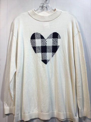 NWT - Talbots Size L White Tops