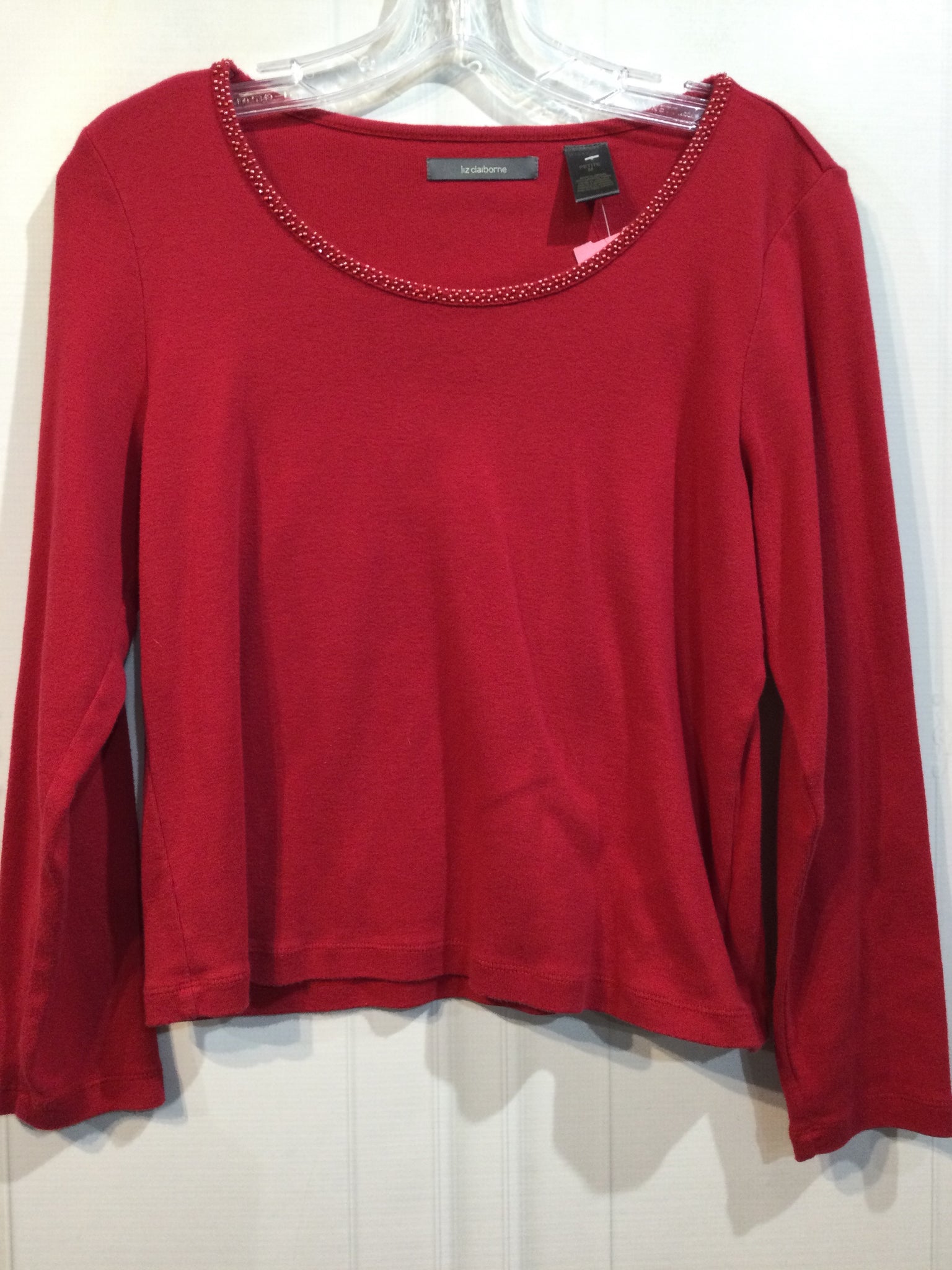 Liz Claiborne Size MP Red Tops
