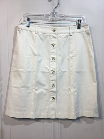 J Mc Laughlin Size S/4-6 Cream Skirts