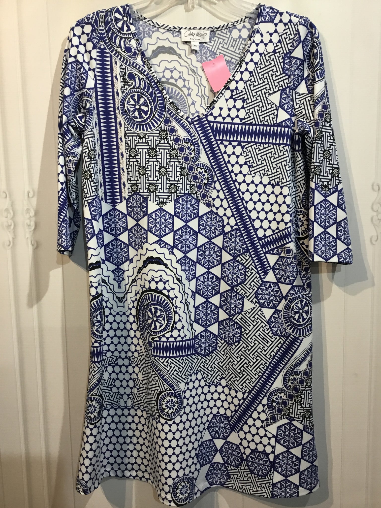 Amy Matto Size Extra Small Blue DRESS/1 PIECE