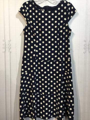 Anne Klein Size L/12 Blue DRESS/1 PIECE