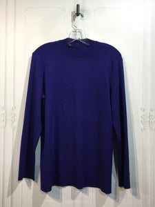 Ming Wang Size Large Blue Tops