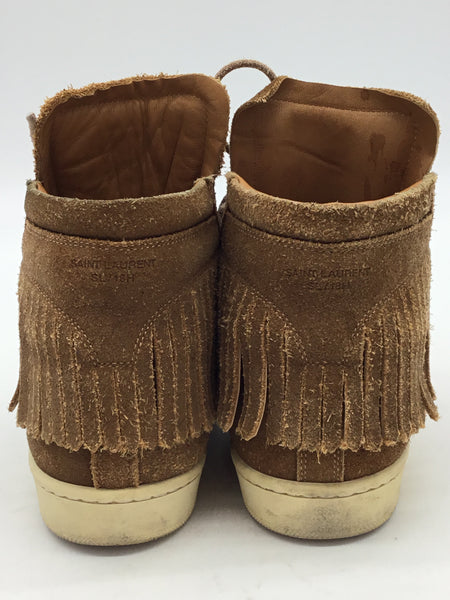 LUXURY Saint Laurent Paris Size 4.5 Brown Shoes