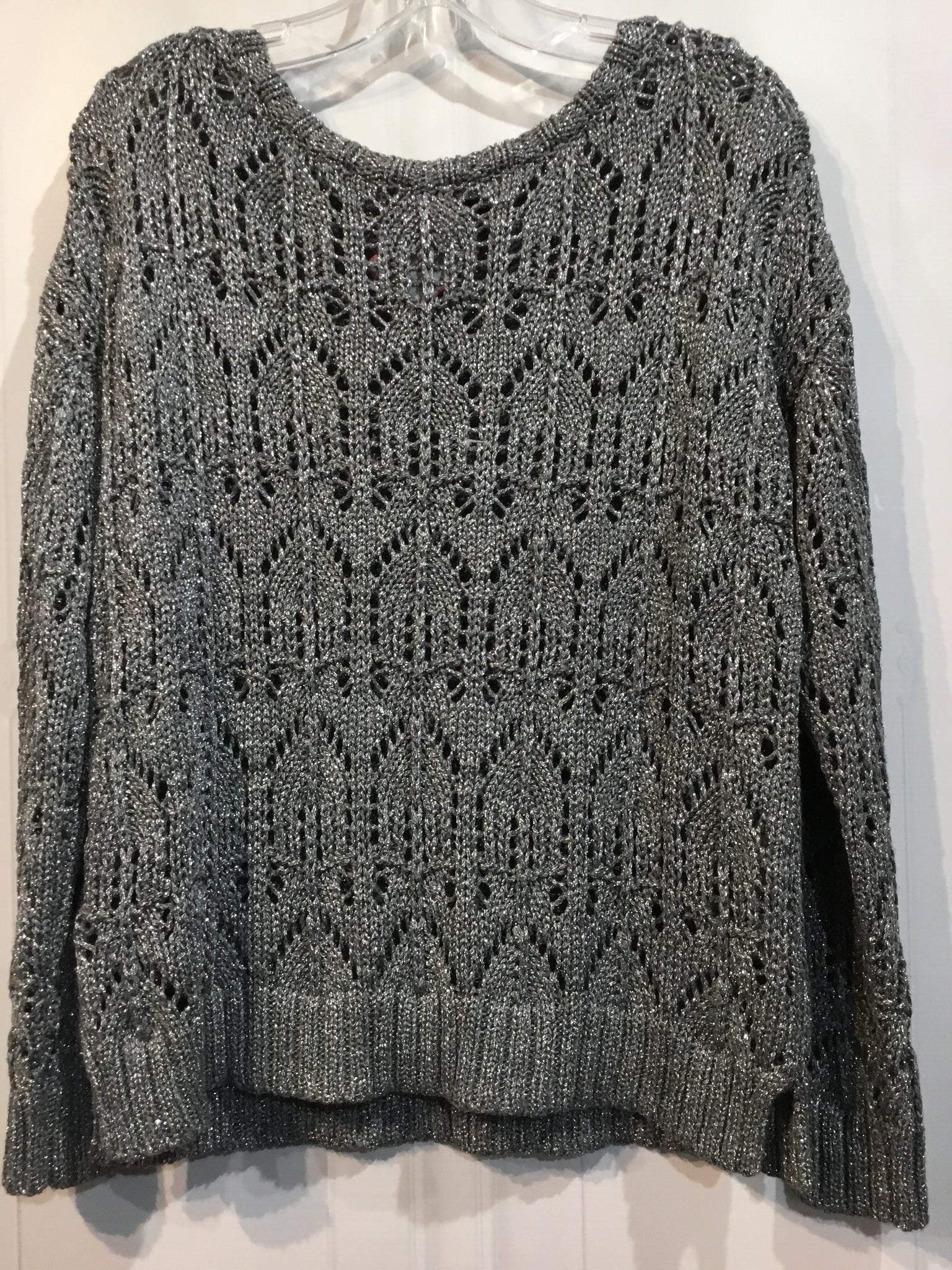 Jones New York Size Medium Grey Tops