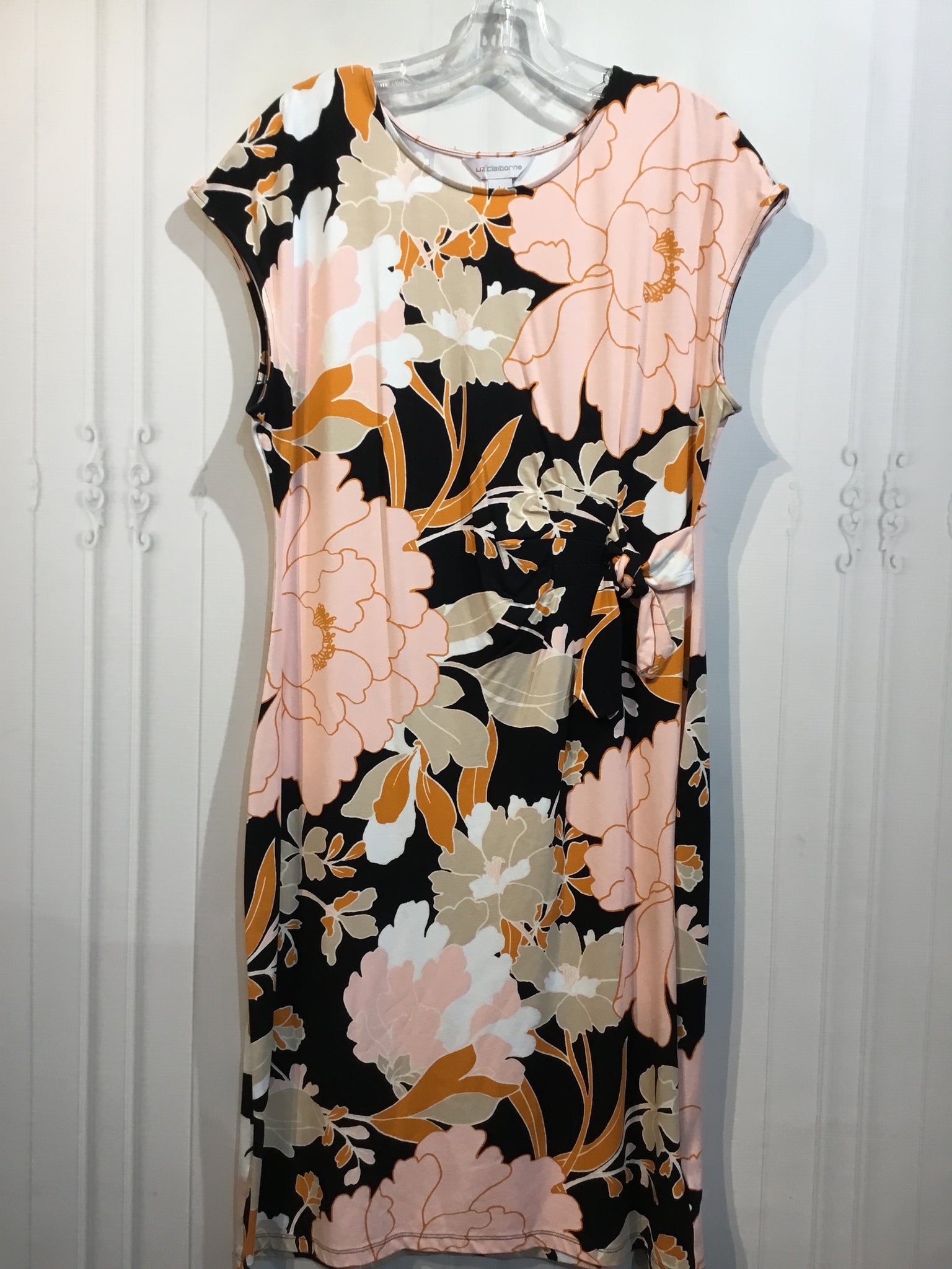 NWT Liz Claiborne Size Large Black DRESS/1 PIECE