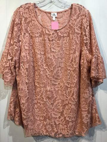 Dress Barn Size 2X Pink Tops