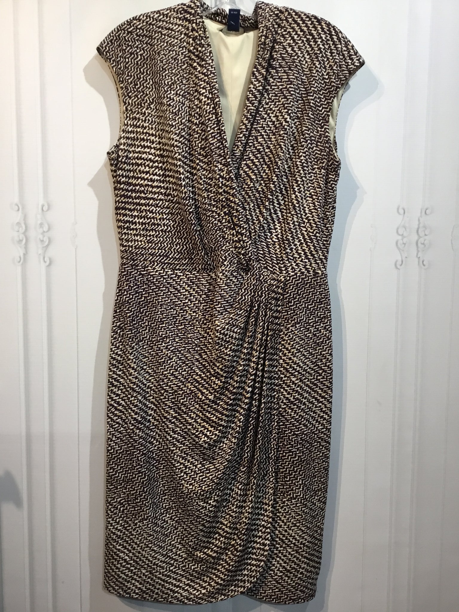 Chaps Size Large Brown DRESS/1 PIECE