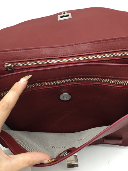 LUXURY Proenza Schouler Size Medium Red Purses/Wallets