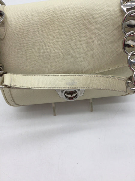 LUXURY Salvatore Ferragamo Size Small White Purses/Wallets