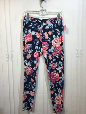 JOE BOXER Size L/12-14 Navy & Floral Pants