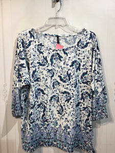 New Directions Size Medium White Tops