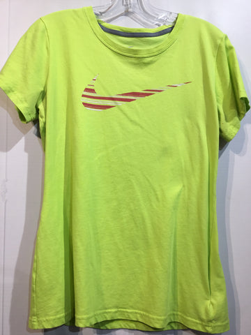 NIKE DRI-FIT Size L Green Athletic Wear