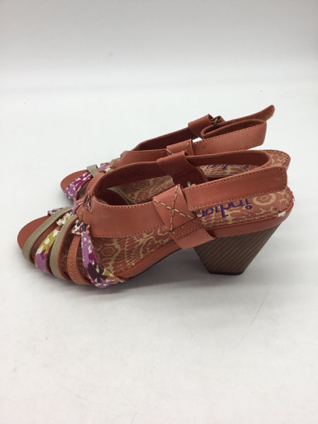 Indigo By Clark's Size 7 Orange Shoes
