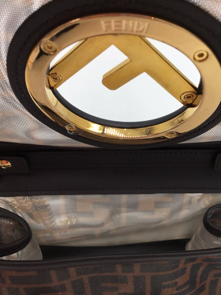 LUXURY FENDI Size Small Black Purses/Wallets