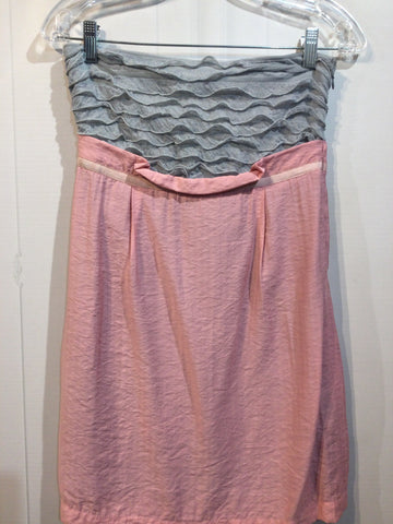 Esley Size S/4-6 Grey & Pink Dress