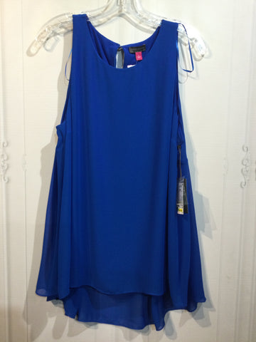 VINCE CAMUTO Size Large Blue Tops