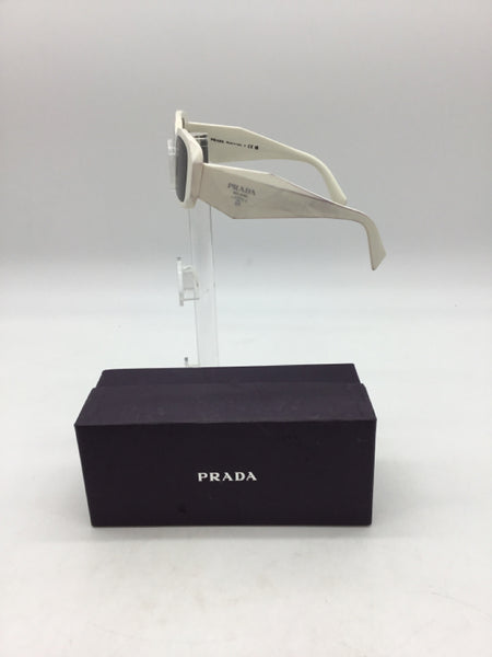 LUXURY PRADA White Sunglasses