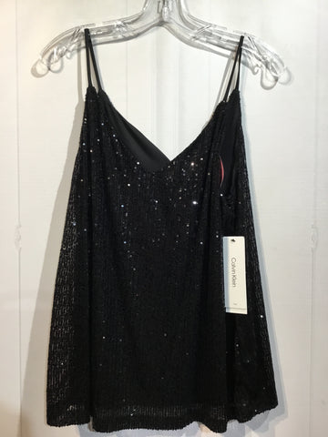 NWT - Calvin Klein Size L Black Tops