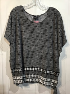 Rafaella Size Extra Large Black Tops