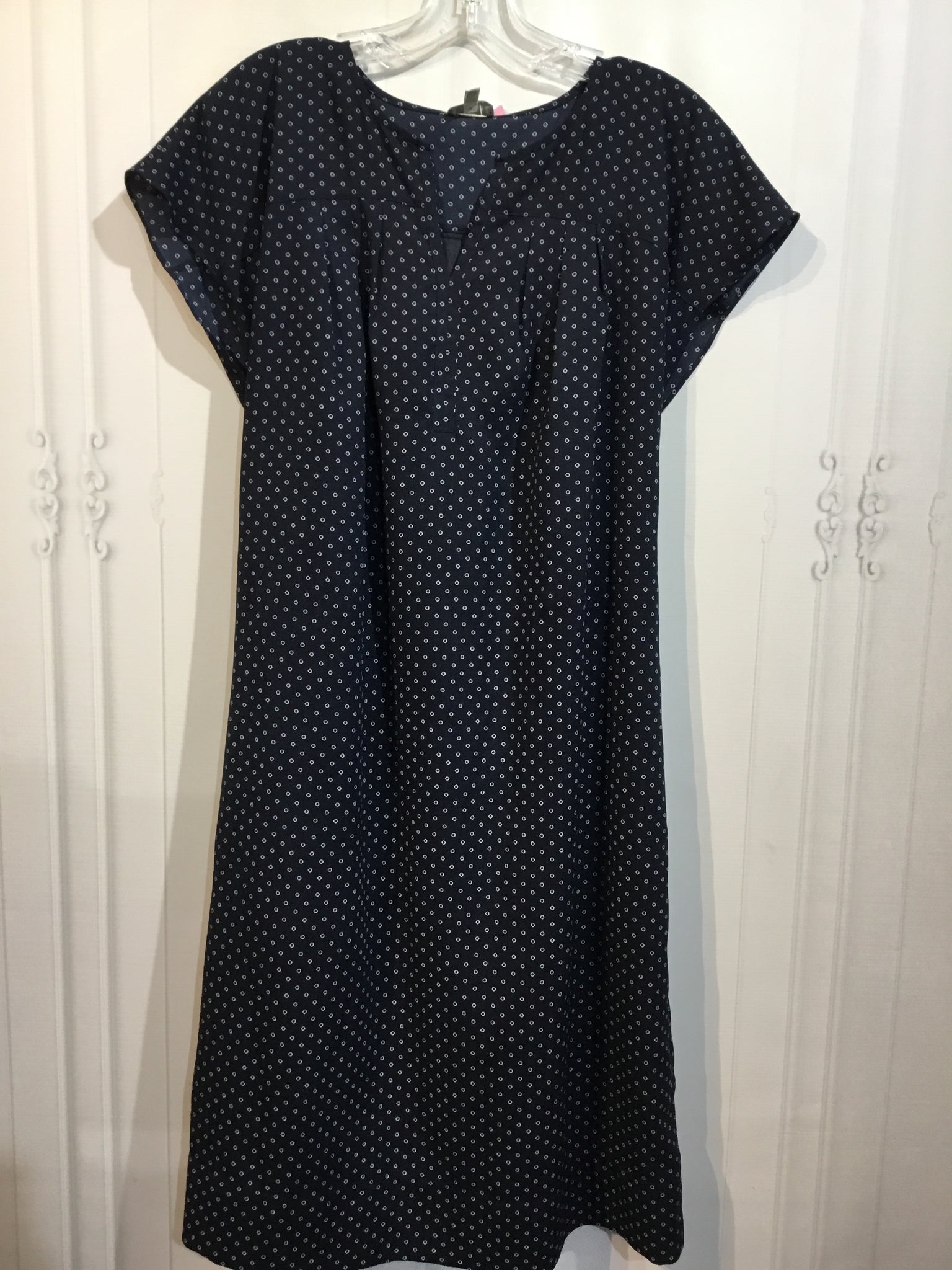 Talbots Size L/14 Blue DRESS/1 PIECE