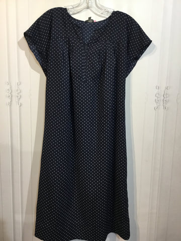 Talbots Size L/14 Blue DRESS/1 PIECE