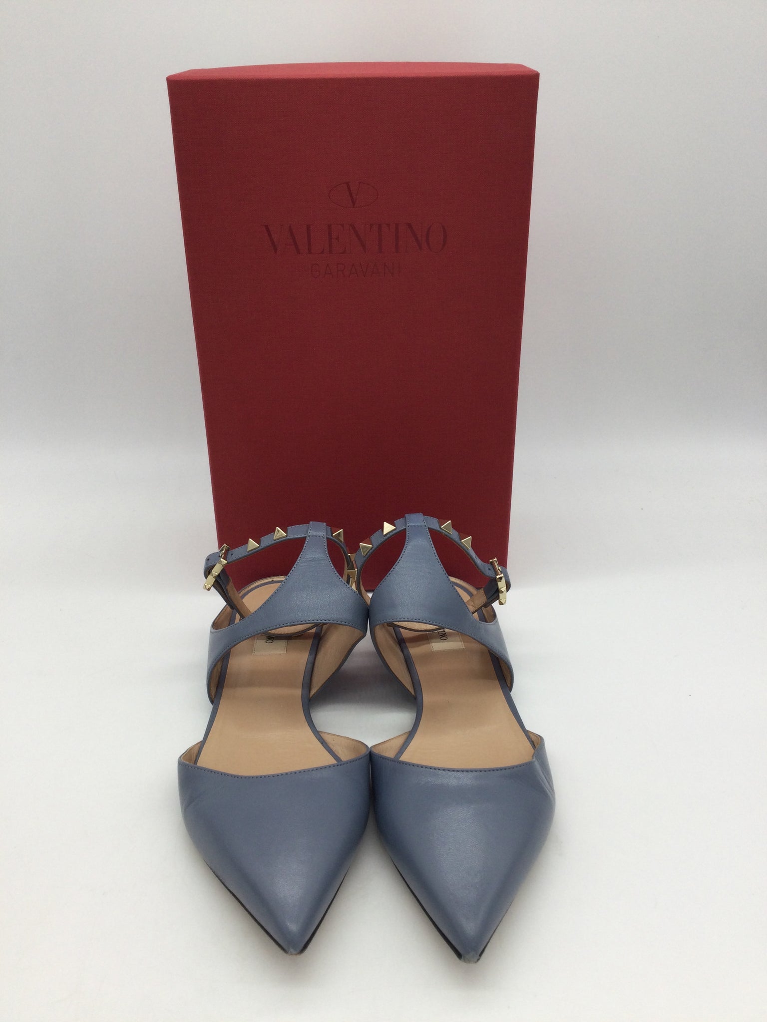 Valentino Size 8.5 Blue Shoes