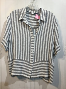 Jane and Delancey Size Medium Grey Tops