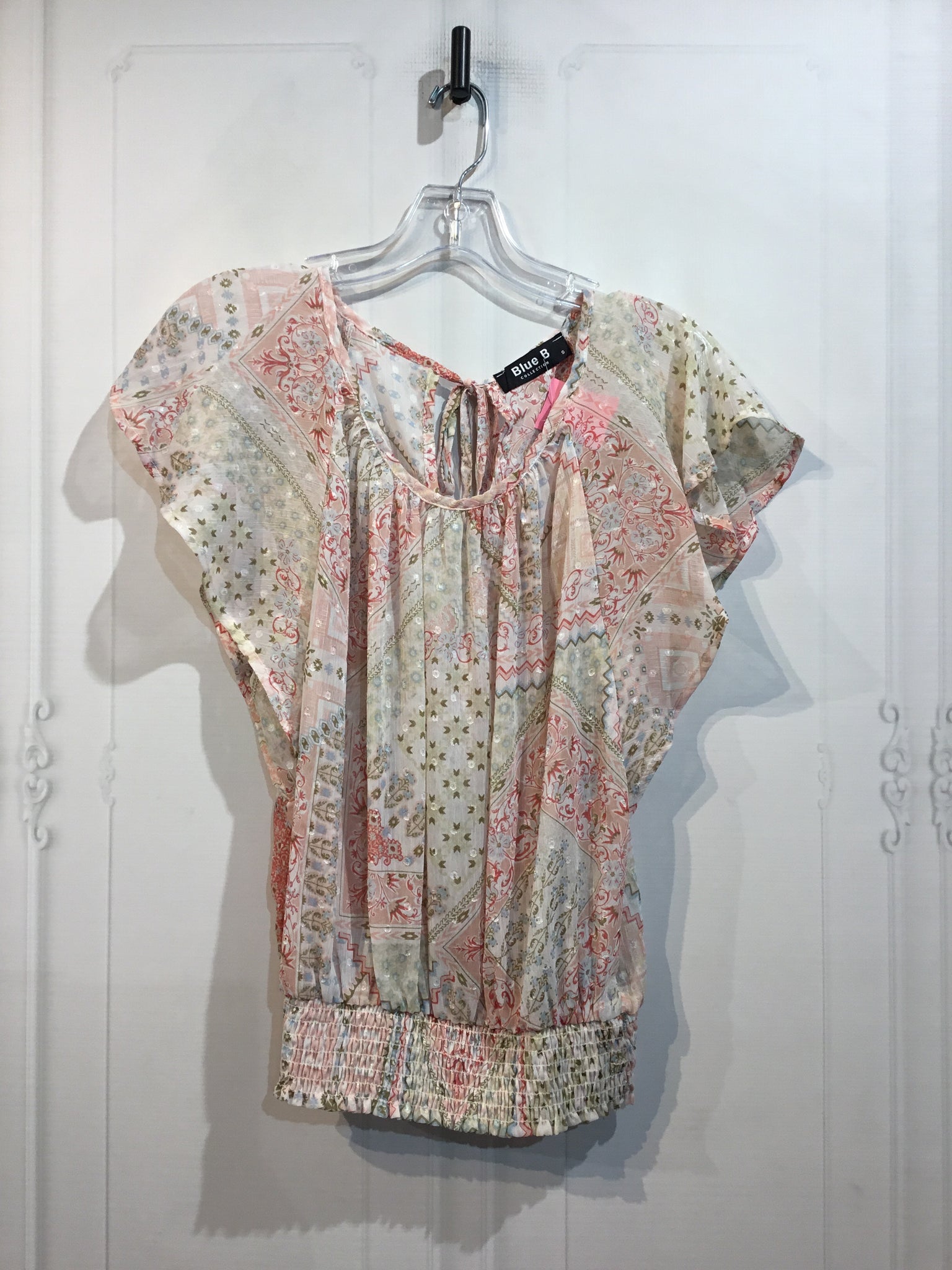 Blue B Size S Pink Tops