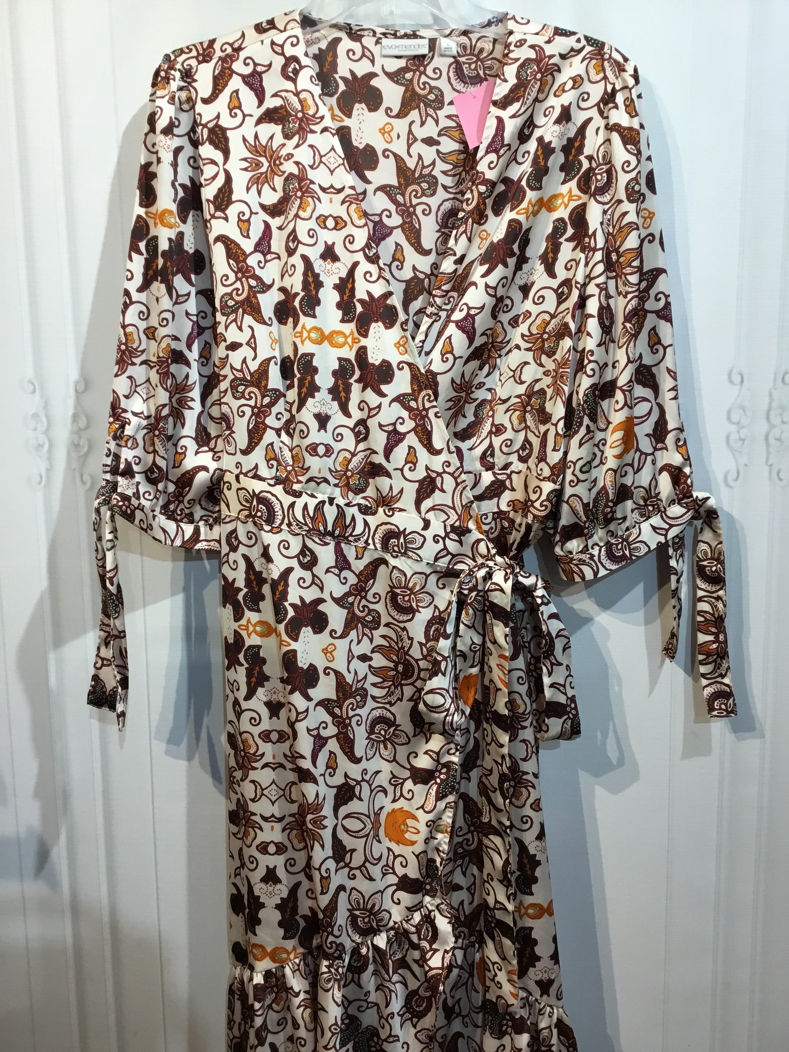 Eva Mendes Size Large White DRESS/1 PIECE