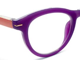 Daphne  -  Purple/Coral Check  -  STRENGTH  1.50