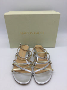 Marion Parke Size 8.5 Silver Shoes
