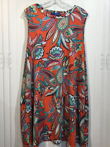 Apt 9 Size Extra Large Orange DRESS/1 PIECE