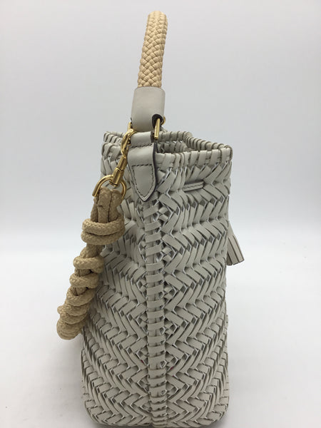 LUXURY Anya Hindmarch Size Medium Beige Purses/Wallets