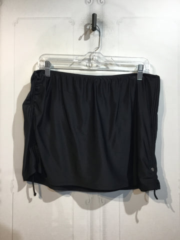 Delta Burke Size XL/18 Black SWIMWEAR/COVER UP