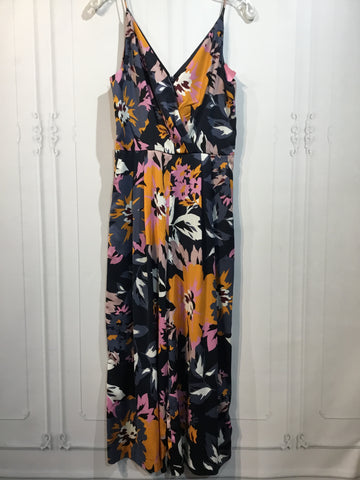 H & M Size XS/0-2 Navy/Pink/Orange Jumpsuit