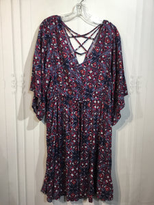 Torrid Size 2X Blue DRESS/1 PIECE