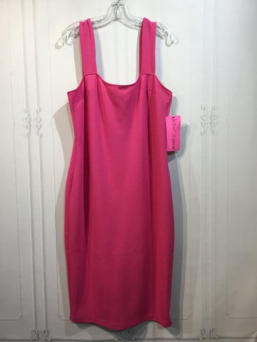 Betsey Johnson Size XL/16-18 Hot Pink Dress