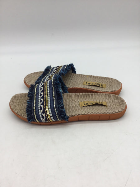 La-a SOLE Size 5.5 Blue Shoes