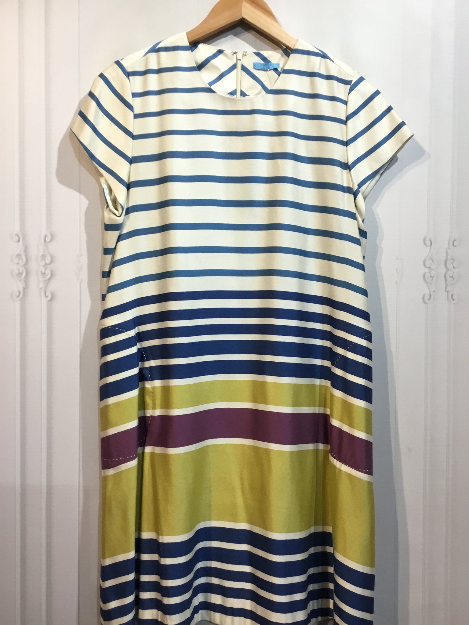 LUXURY - J.McLaughlin Size L White DRESS/1 PIECE