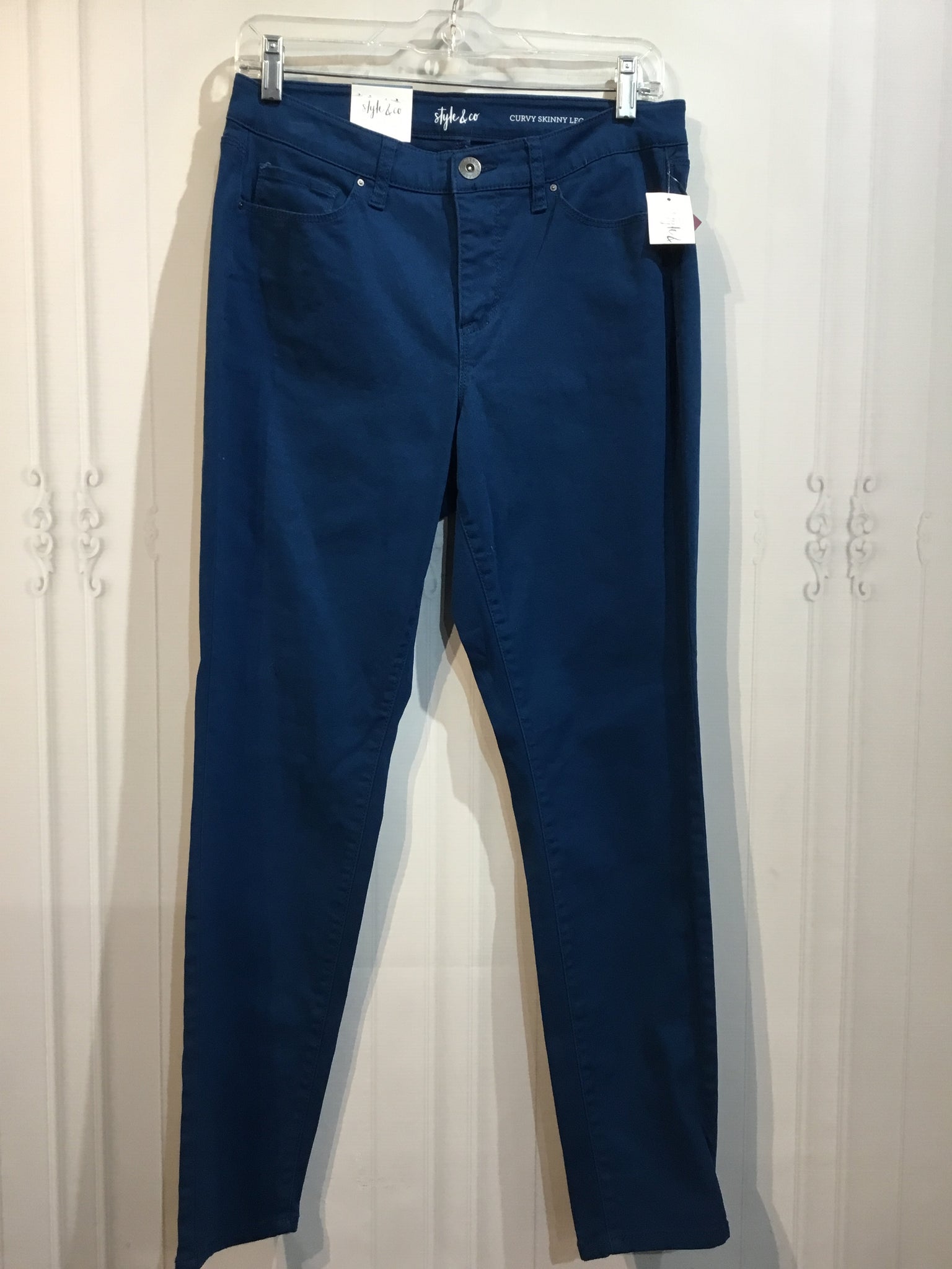 Style & Co Size M/8 Blue Bottoms