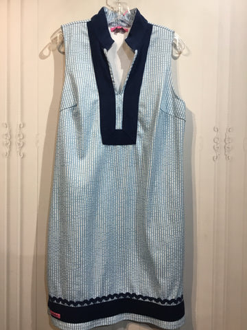 Simply Southern Size Large Blue DRESS/1 PIECE