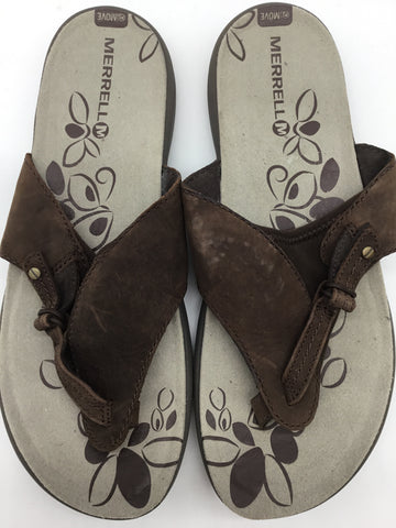Merrell Size 8 Brown Sandals