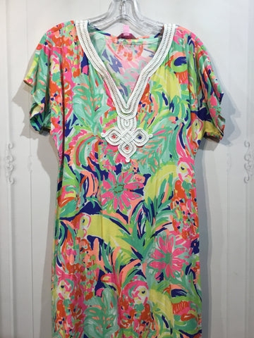 Lilly Pulitzer Size S/4-6 White & multi color Dress